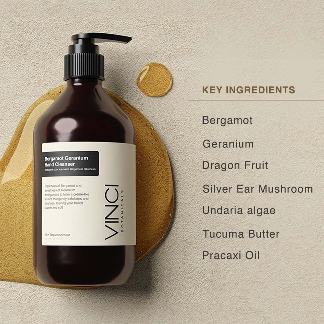 Bergamot Geranium Hand Cleanser – Vinci Botanicals