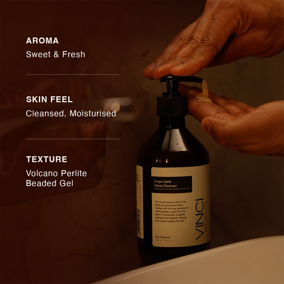 Ginger Lime Hand Cleanser – Vinci Botanicals